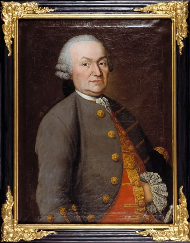 Simon Leitner. Datiert: 1771, Malerin: Maria Haedener