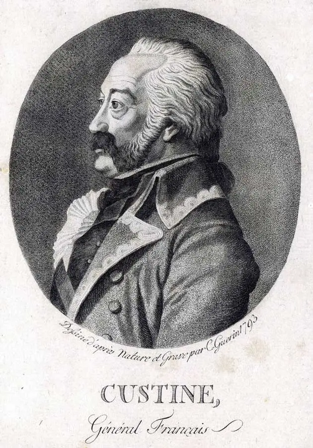 Adam-Philippe de Custine, Kupferstich