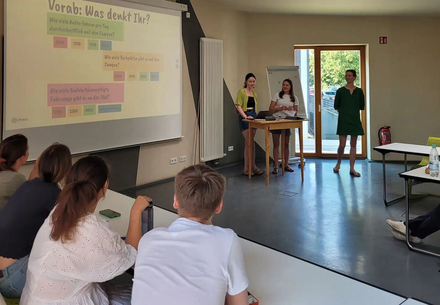 Zwischenpräsentation der Verkehr-Projektgruppe, 10. Juli 2023