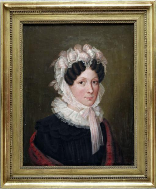 Porträt der Wilhelmine von Zabern, Ölgemälde, Maler unbekannt, 1825