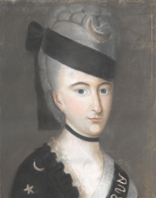 Marianne von der Leyen, Pastellgemälde, nach 1775
